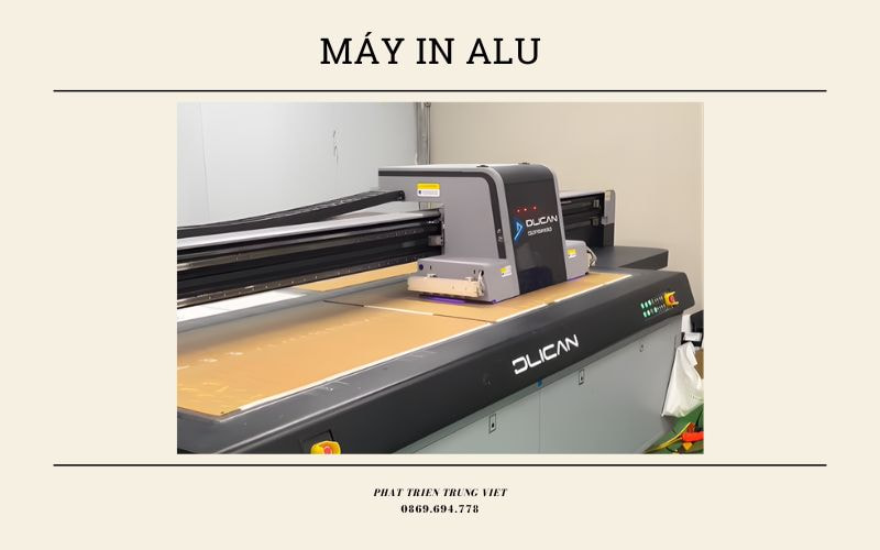 Đầu in UV phun mực trực tiếp lên bề mặt vật liệu